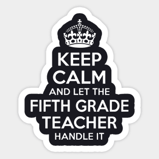 Keep Calm And Let The Fifth Grande Daughter T Shirts Sticker